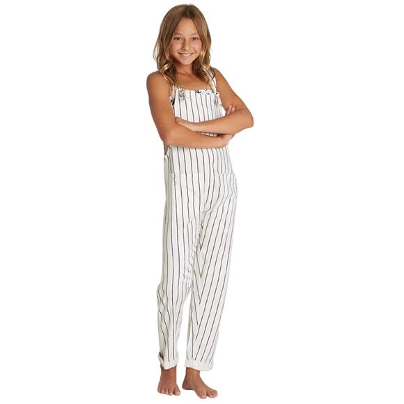 Billabong Play it Cool Overalls Girls XS 6 NWT - Picture 1 of 9
